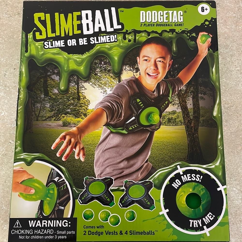 New in Box Diggin SLIMEBALL Dodgetag Game - Slime or Be Slimed! No mess!